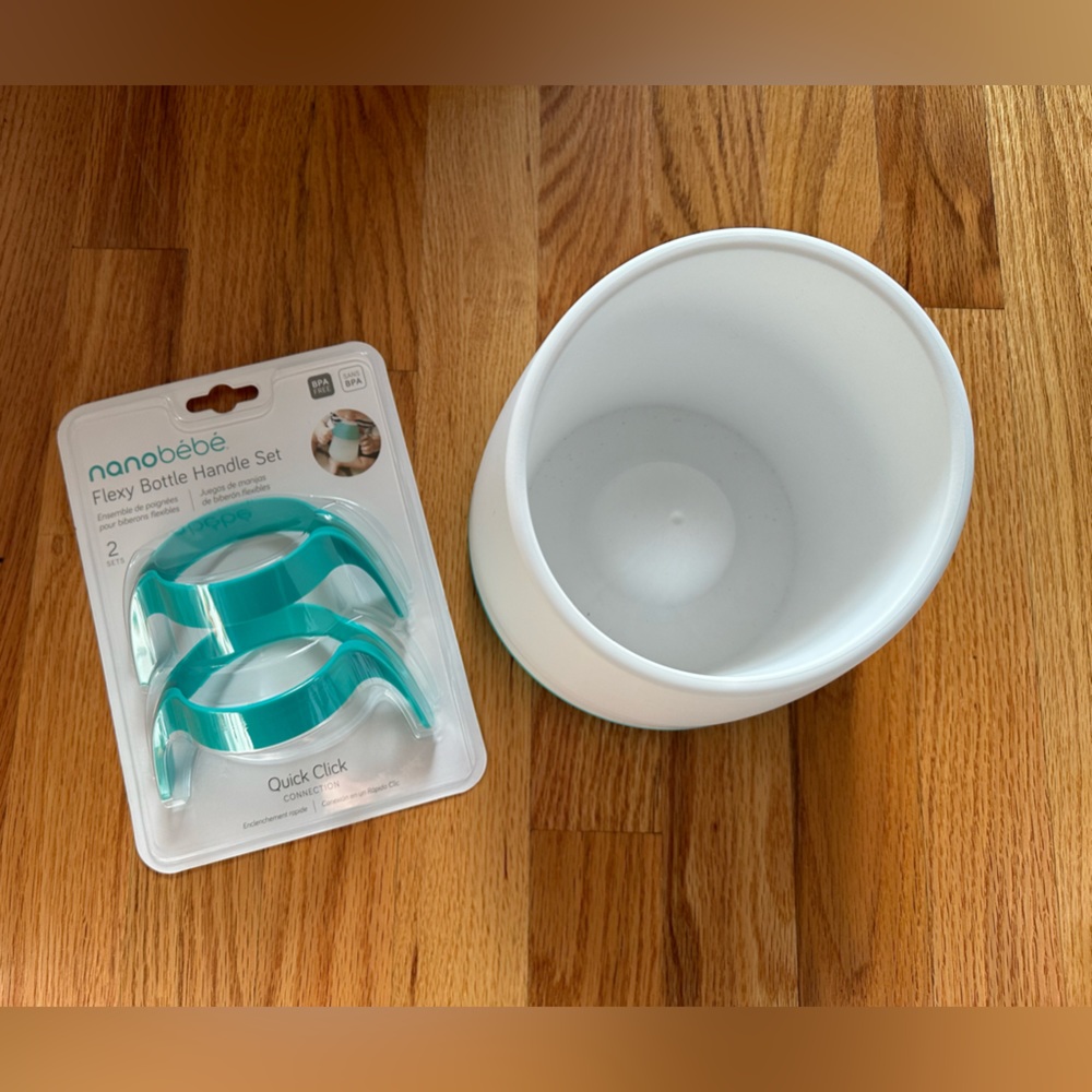 Brand New Nanobebe Bottle Warmer & Bottle Handles
